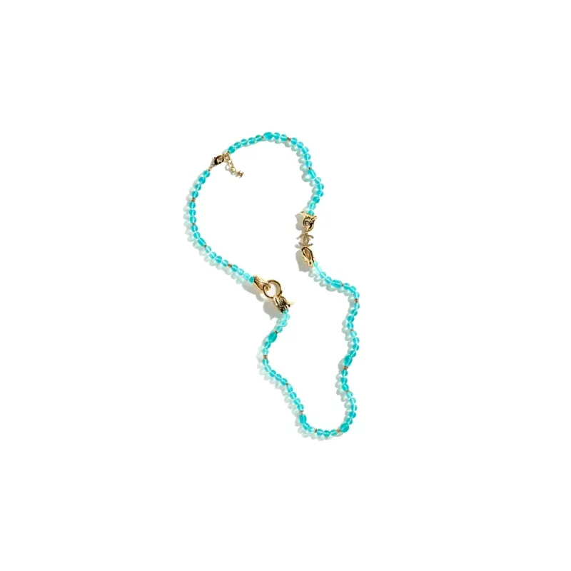 CHANEL Necklaces Women's Blue-1