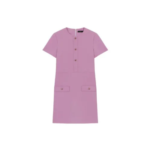 Maje Short-Sleeved Dresses Women's Light Purple