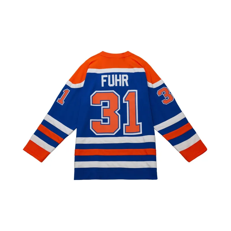 Mitchell Ness Nhl Dark 'Oilers 1979 Wayne Gretzky' Jersey-1