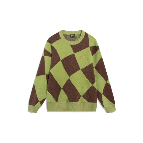 LINING Sweaters Men Fresh Moss Green