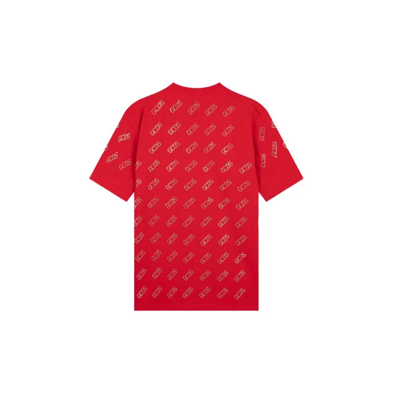 GCDS T Shirts Women's Red-1