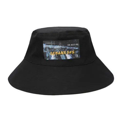 GENANX Bucket Hats Unisex Black