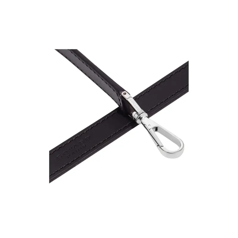 GOYARD Cow Leather Bag Straps Unisex Black-2