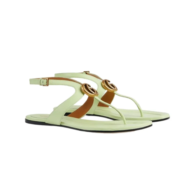GUCCI One Strap Sandals Women's Light Green-1