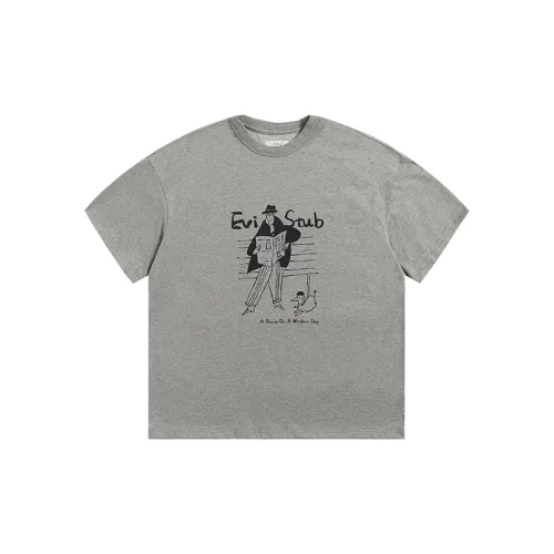 Evi Stub T-Shirts Men Heather Gray