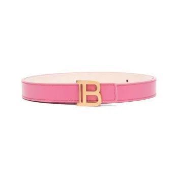 BALMAIN Leather Belts Women's Pink
