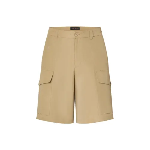 LOUIS VUITTON Cargo Shorts Men Beige