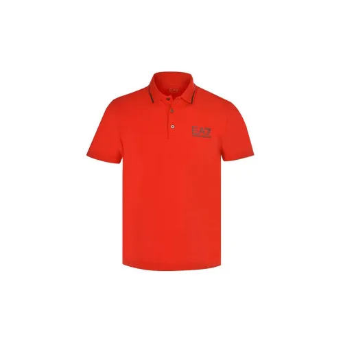 EMPORIO ARMANI Polo Shirts Men Red