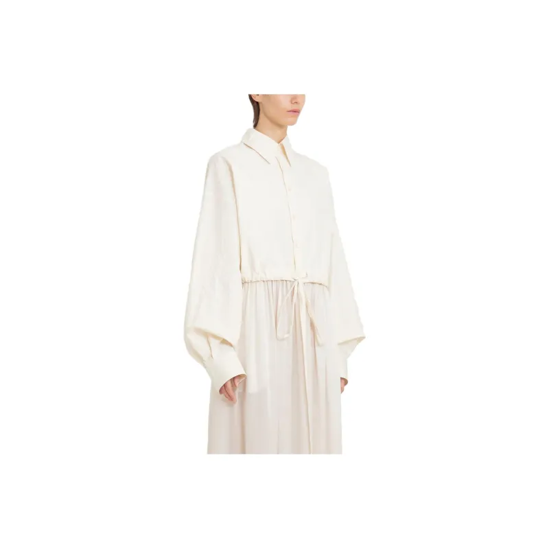 UMA WANG Crop Tops Women's Ecru-2