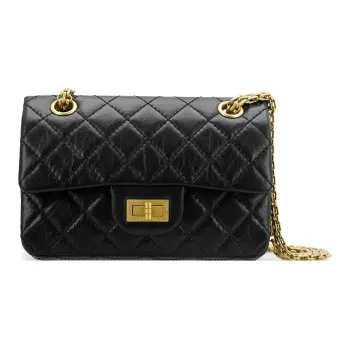 CHANEL 2.55 Cow Leather Flap Bag, Shoulder Bag, Crossbody Bag Women's