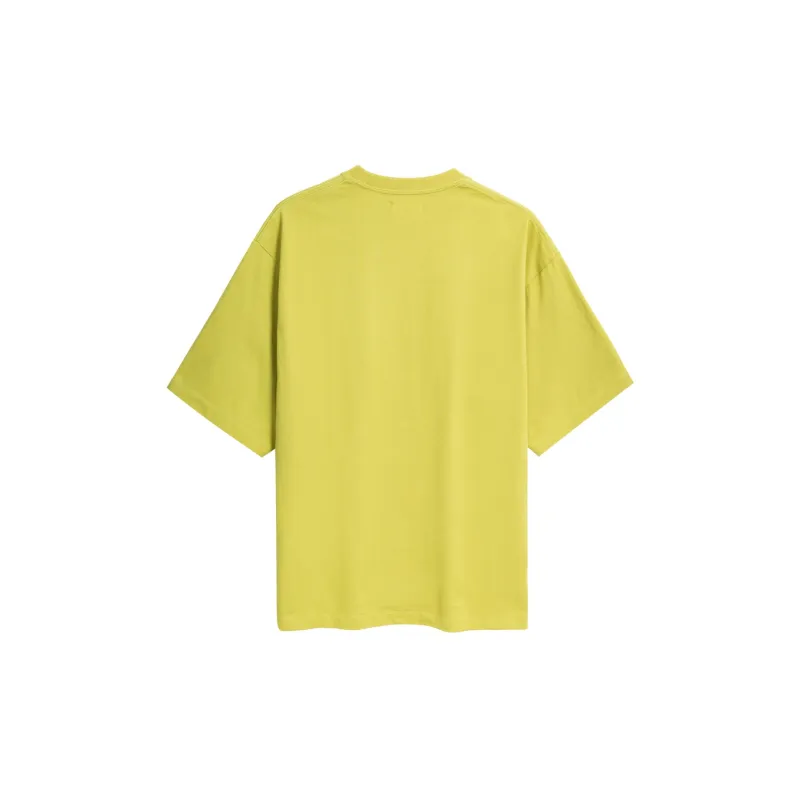 CALVIN KLEIN T Shirt Unisex Olive Yellow Green-1