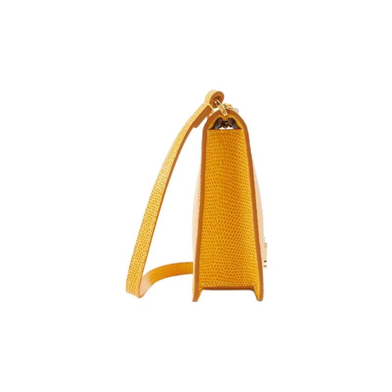 Burberry Calfskin Storage Bag Clutch Mini Women's Cold Lemon-1