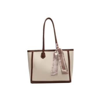 JANE KLAIN PU Tote Bag, Shopping Bag, Handbag, Shoulder Bag Regular Women's Black/White & Coffee/White & Black