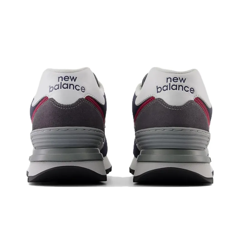 New Balance 574 Navy Grey Red-2
