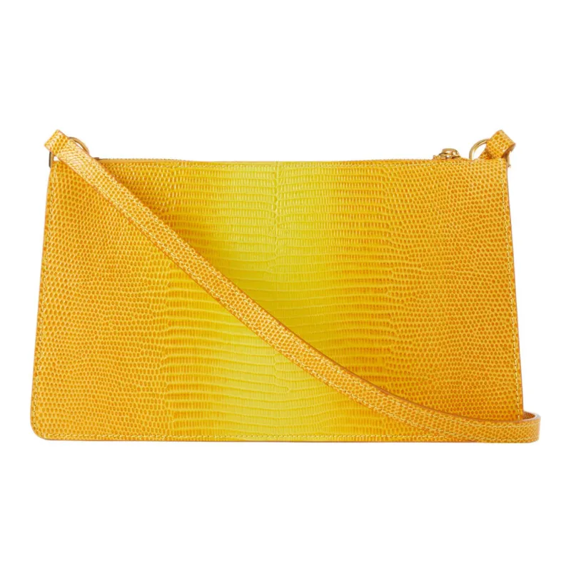 Burberry Calfskin Storage Bag Clutch Mini Women's Cold Lemon-2