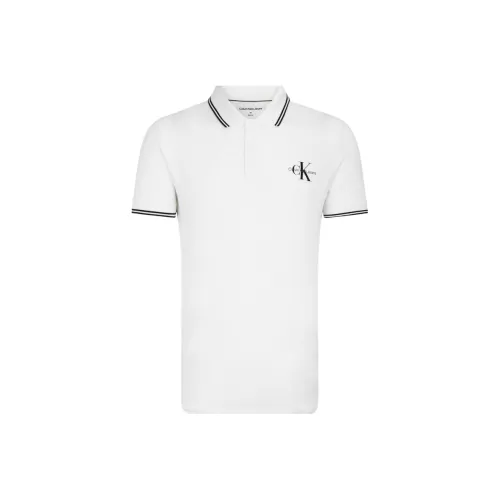 Calvin Klein Polo Shirts Men White