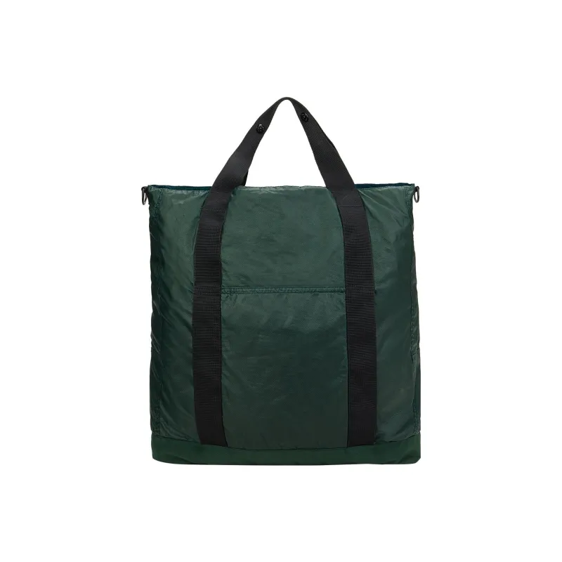 STONE ISLAND Cotton Tote Bag Shopping Bag Crossbody One Shoulder Handbags Men's Dark Green-2