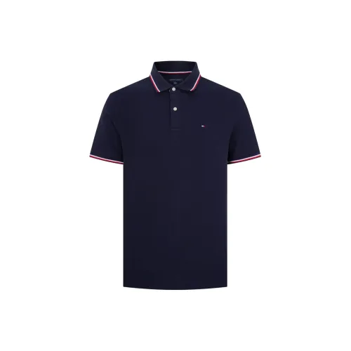 Tommy Hilfiger Polo Shirts Men Dark Blue CHS