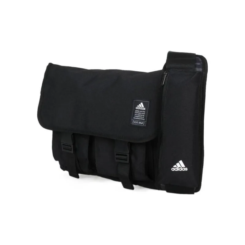Adidas Recycled Polyester Messenger Bag Crossbody Bags Regular Unisex Black-2