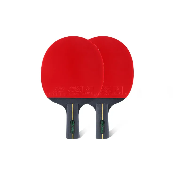 DOUBLEFISH Ping Pong Paddles Unisex All Wood Red-8