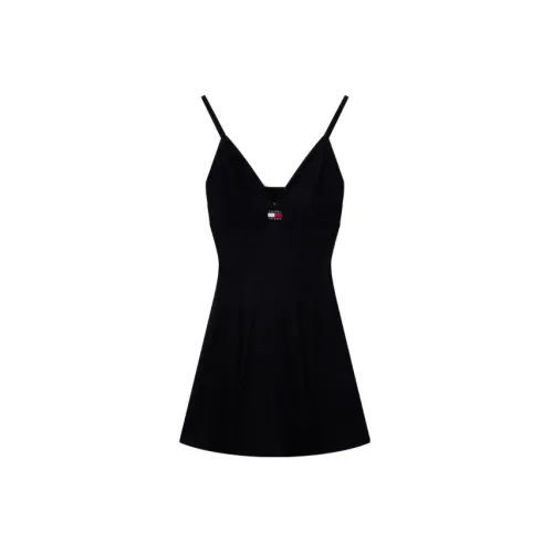 Tommy Hilfiger Slip Dresses Women's Black