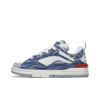 LiNing Wave GOLDEN Anti Slip Wear Resistant Low Top Casual Shoes Women's Blue White
