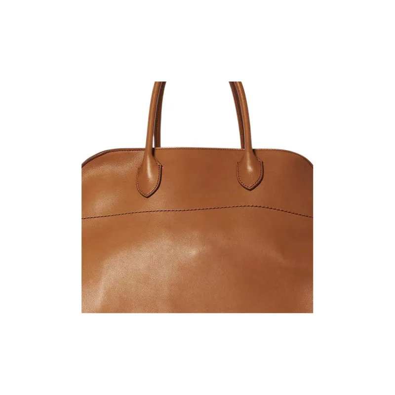 THE ROW Leather Tote Bag, Shopping Bag, Shoulder Bag Regular Women's Orange-3