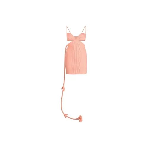 OFF-WHITE Sleeveless Dresses Women's Orange Red