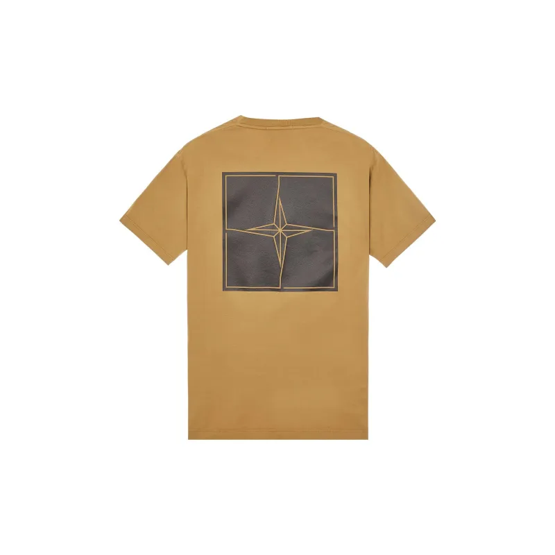 STONE ISLAND T Shirts Men Brown-1