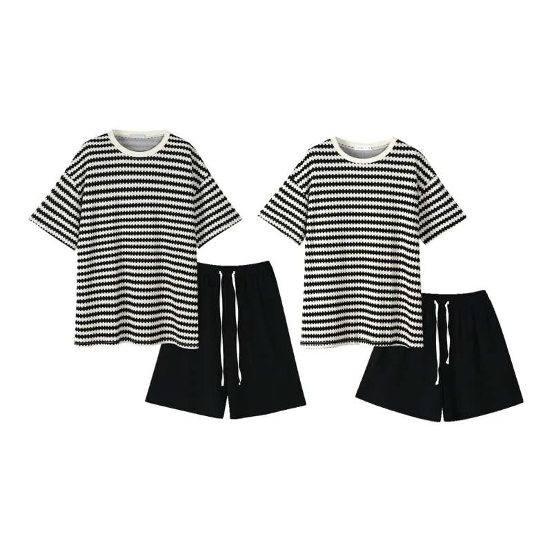 Same Language Pajama Set Unisex Midnight Blue-0