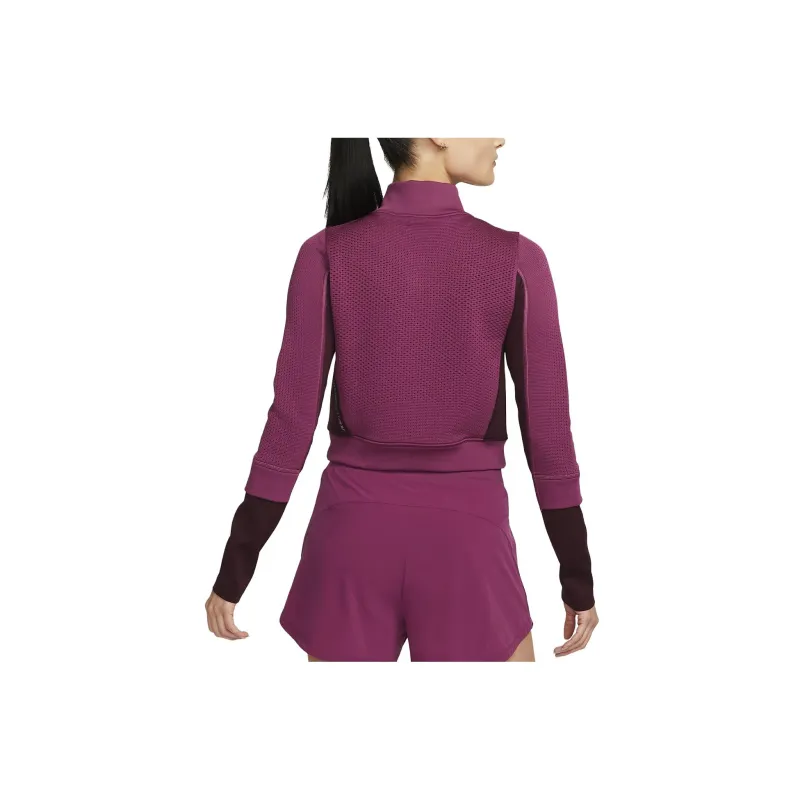 Nike THERMA FIT ADV Sweatshirts Women's Red Sandalwood-1