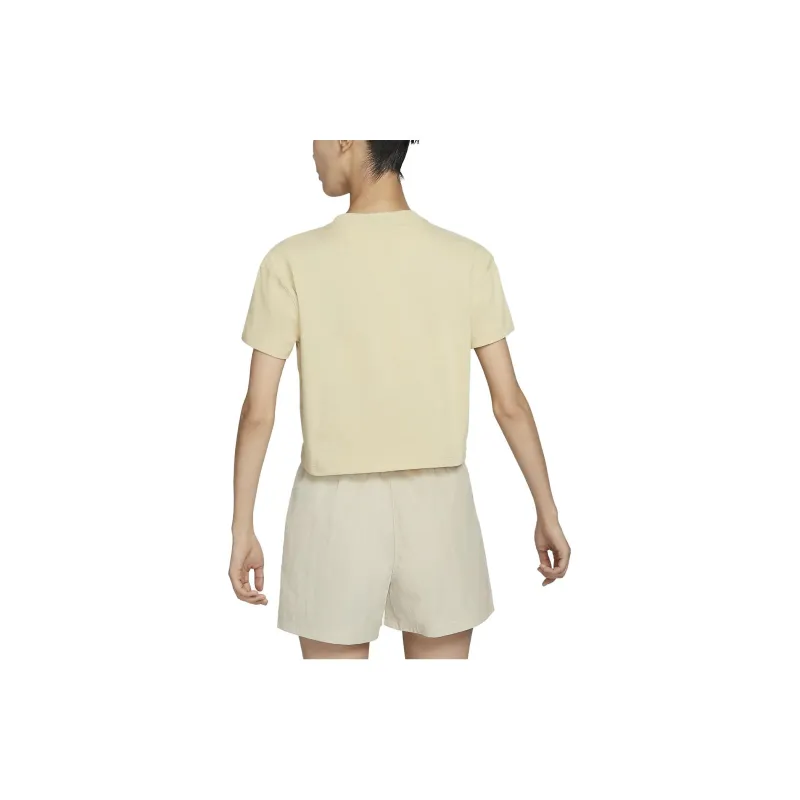 Nike Drop Shoulder Sleeve T Shirt Women's Team Gold-1