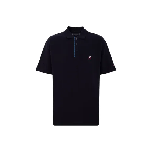 Tommy Hilfiger Polo Shirts Men Navy Blue