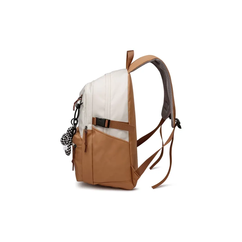 NOMK Nylon With Canvas Backpack Regular Unisex Multicolor-2