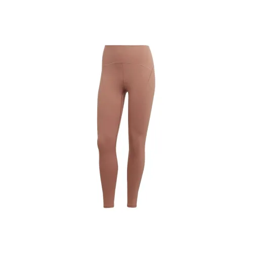 Adidas Knitted Sweatpants Women's Pink Orange