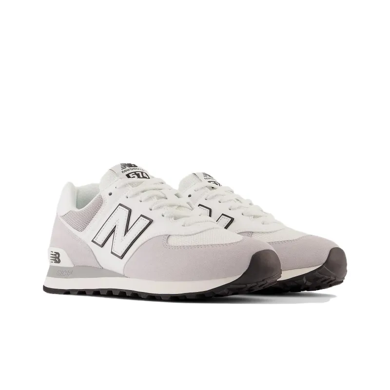 New Balance 574 Grey Suede White-2