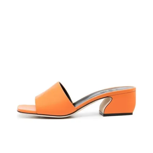 Si Rossi Single-strap Leather Mules