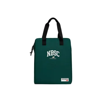 New Balance Fabric Tote Bag Shopping Bag Handbag Large Size Unisex Green