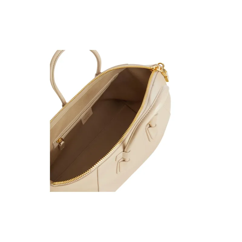 GIVENCHY Antigona Calfskin Handbag Shoulder Bag Crossbody Bag Small Size Women's Beige-5