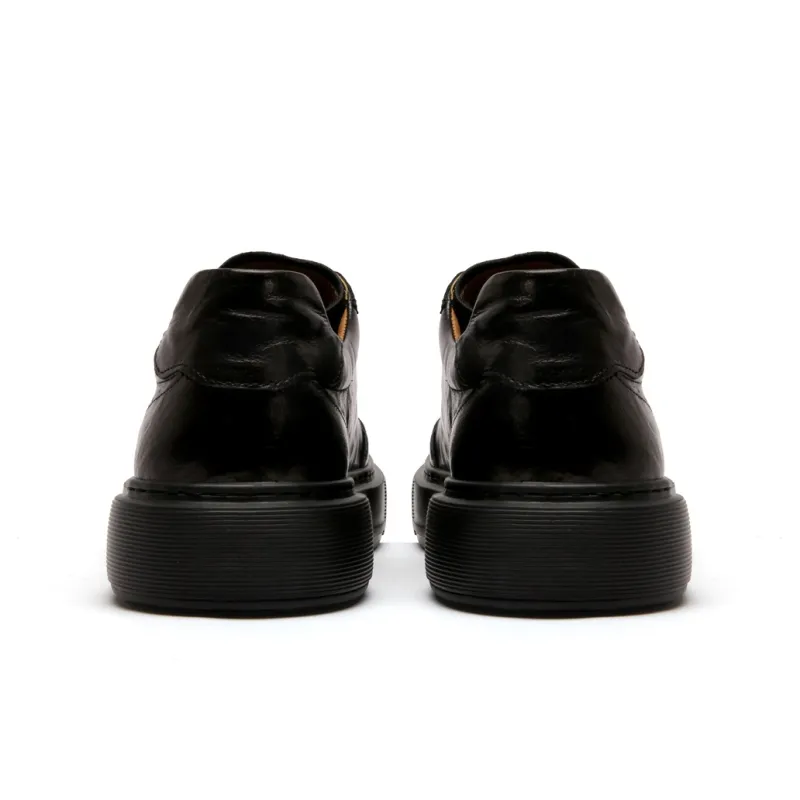 Anthony Miles Stylish Skateboarding Shoes Men's Black-3