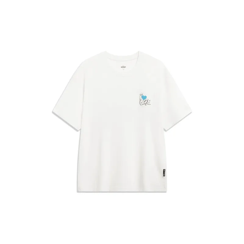 LiNing x Disney T Shirt Unisex Ivory-1