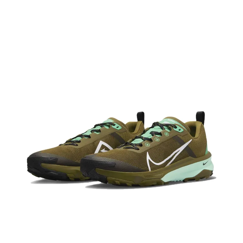 Nike React Terra Kiger 9 Olive Flak Spring Green Black White-2