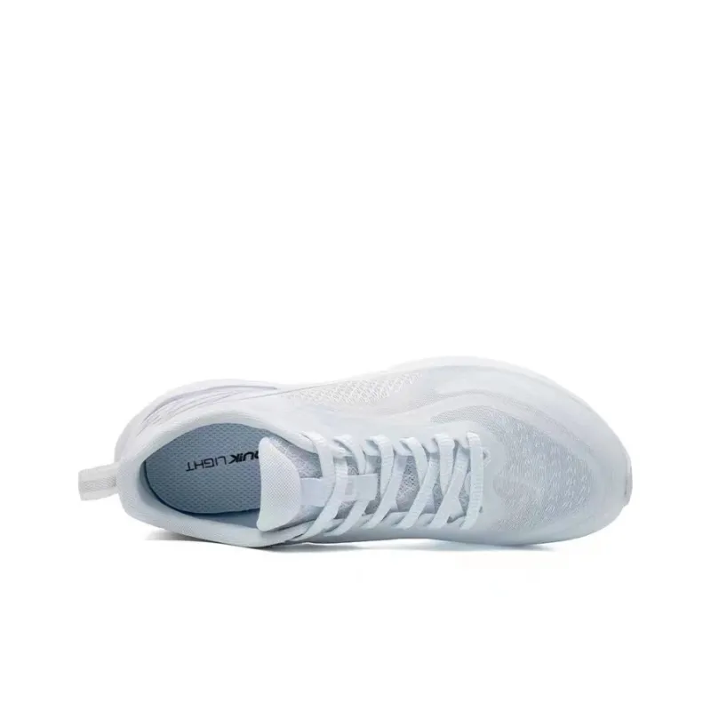 361° Flying Fish 3.0 Cushioning Anti Slip And Wear Resistant Low Top Running Shoes Women's White Purple-3