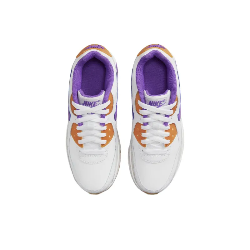 Nike Kids Air Max 90 LTR "White" Sneakers-3