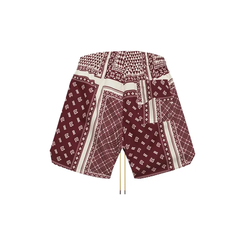 RHUDE Card Print Swim Trunk-1