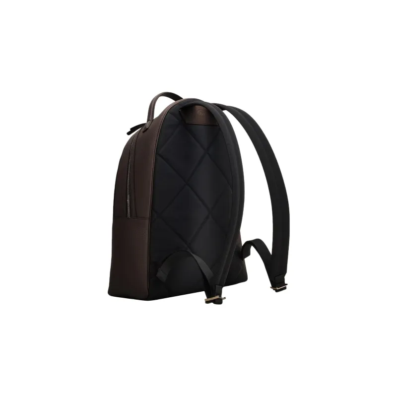 TOD'S Leather Backpack Medium Size Men's Brown-2