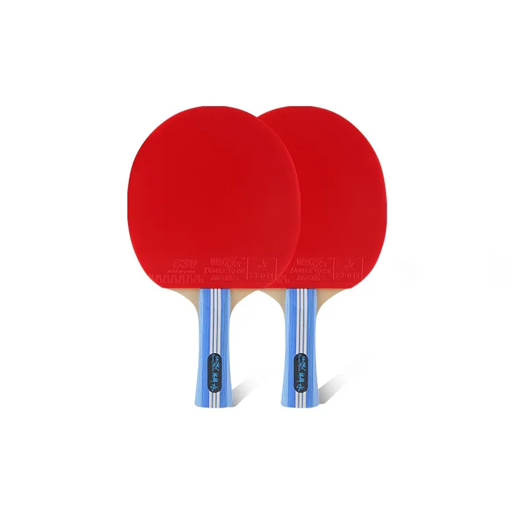 DOUBLEFISH Ping Pong Paddles Unisex All Wood Red-1