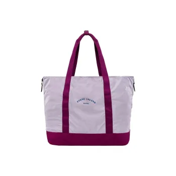 STONE ISLAND Polyurethane Tote Bag Shopping Bag Handbag Shoulder Bag Men's Magenta