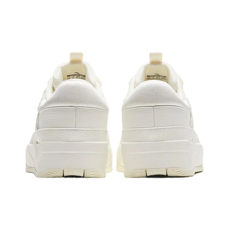 Anta C37 Series Slip Resistant Shock Absorbers Low Top Skateboard Shoes Women's White-3
