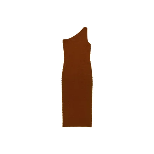 Helmut Lang Sleeveless Dresses Women's Mountain Pine Nut Color